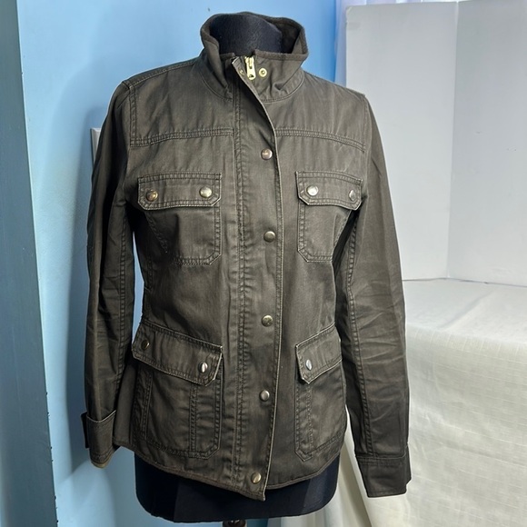 J Crew Resin-coated twill field jacket size s - Picture 2 of 10